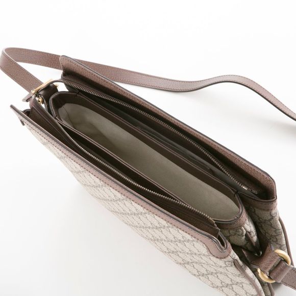 Gucci GG Supreme Shoulder Bag OPHIDIA Beige - Picture 5 of 5